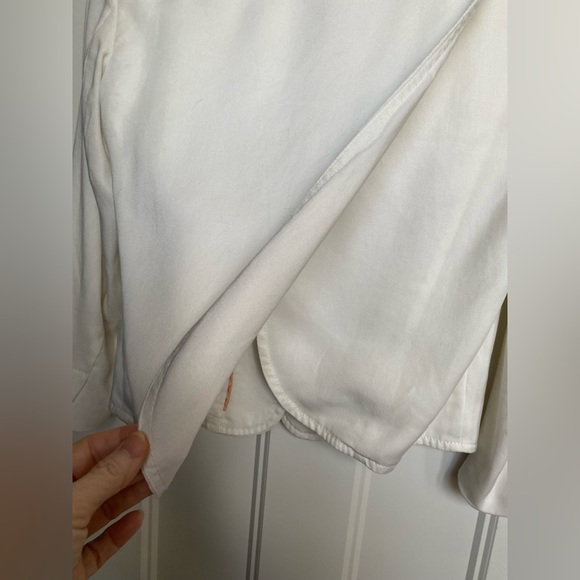 ANTHROPOLOGIE Ivory open front, split back short jacket.  Cartonnier Size 4. - Picture 6 of 6